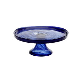 Avet Pastelera Con Pie Azul Diámetro 19,5 cm Altura 7,2 cm